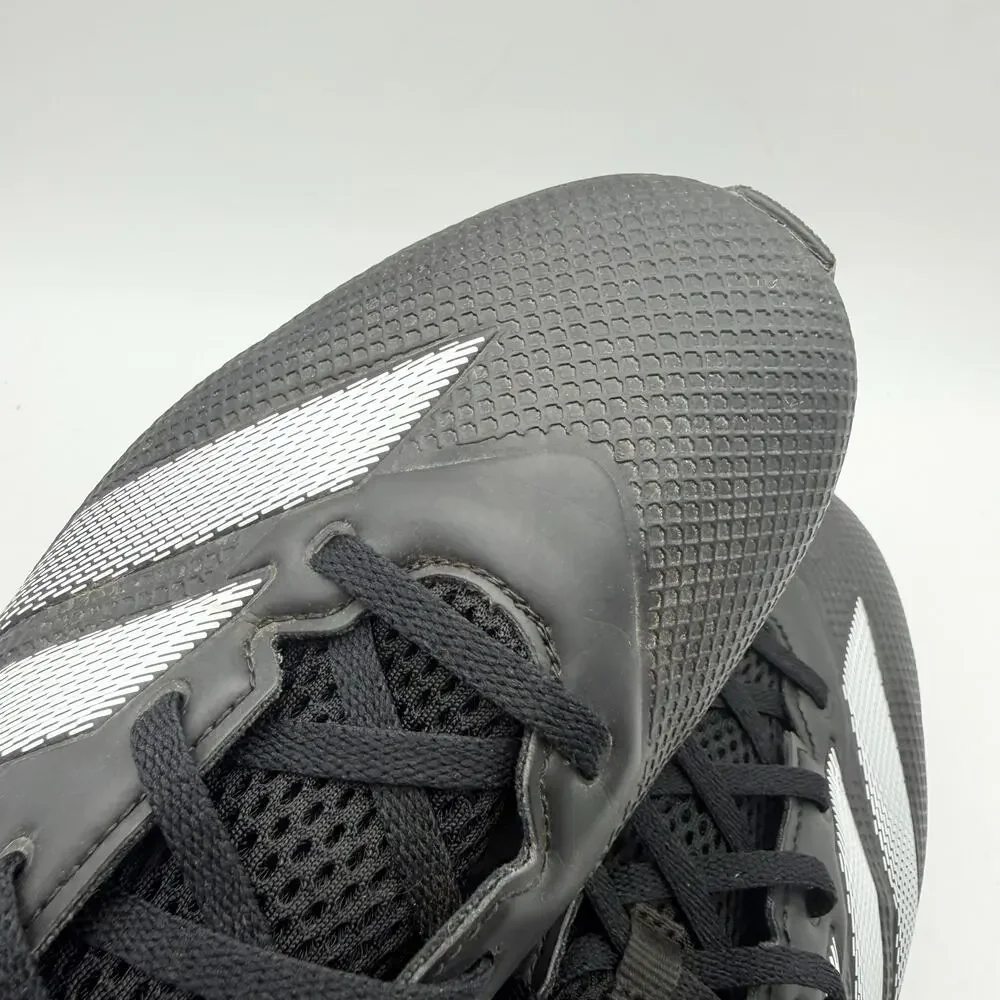 Adidas Mens Adizero Impact.2 MD Football Cleats Size 11 Black White Athletic EUC